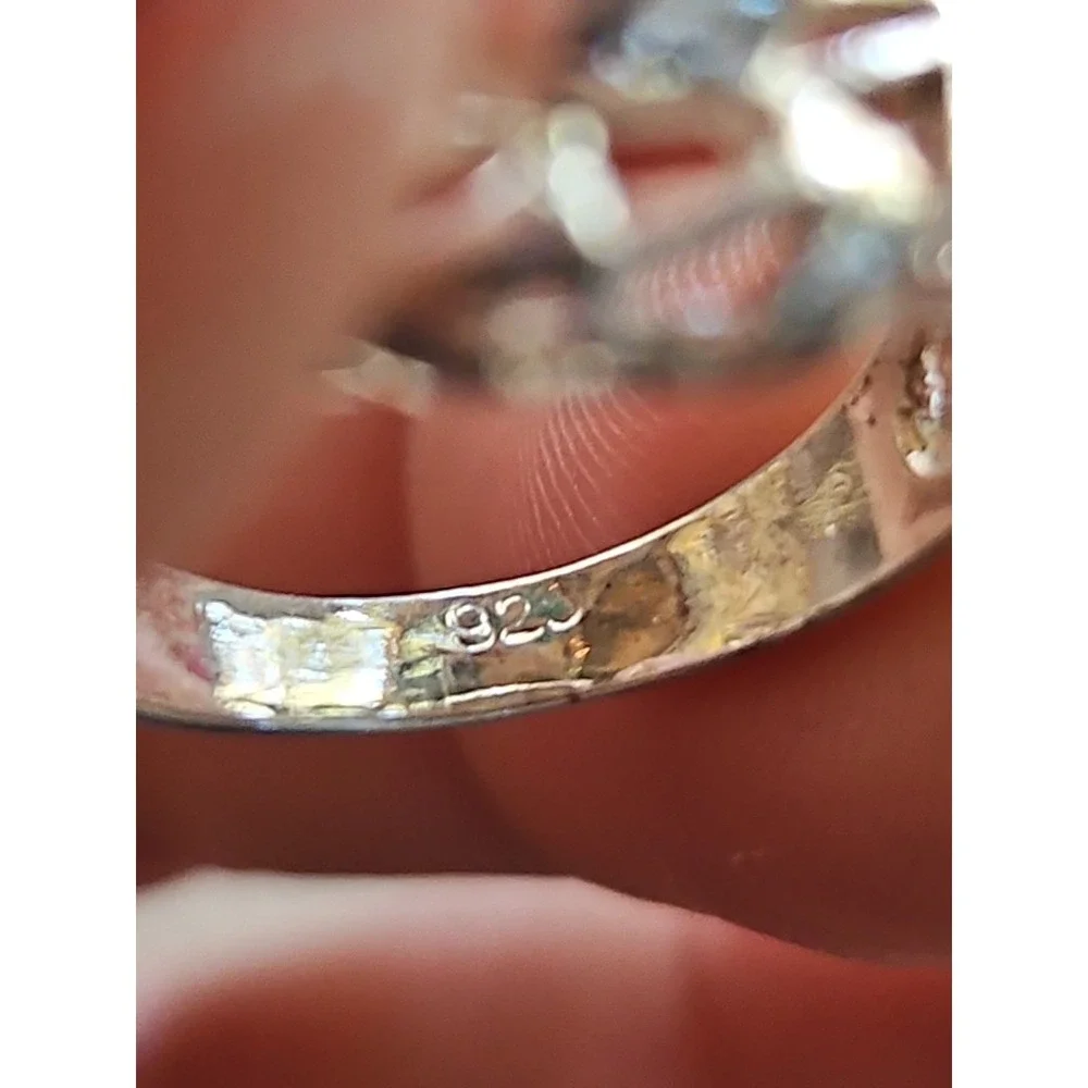 Sterling Silver Filigree Dome Ring Vintage‎ Boho Open Work Ornate Size 7.5